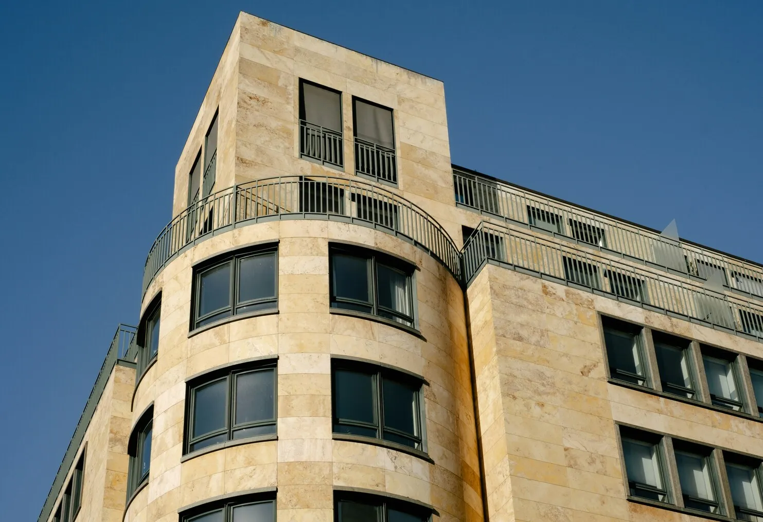 Stylish apartment building